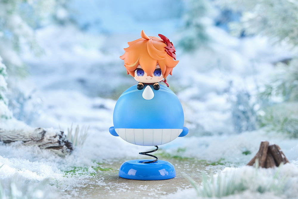 Genshin Impact - Tartaglia Chibi Chara Yurayura Stand Figure