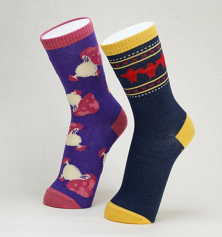 Delicious in Dungeon - Marcille's Familiar Socks/Walking Mushroom Socks